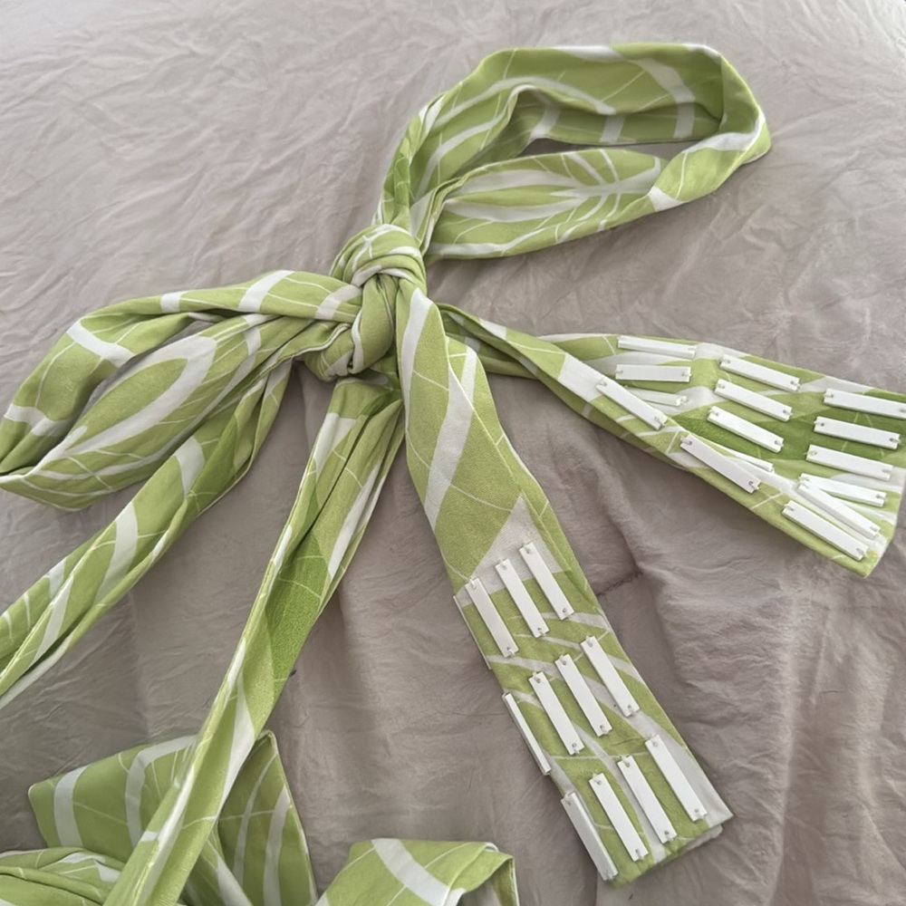 Sheridan French Kelly Smocked Maxi Dress in Lime - Picture 5 of 6